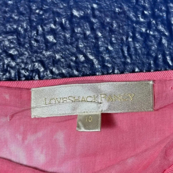 LoveShackFancy Sonoma Stretch Cotton Chai Tie Dye Mini Shift Dress Size … - Picture 13 of 13